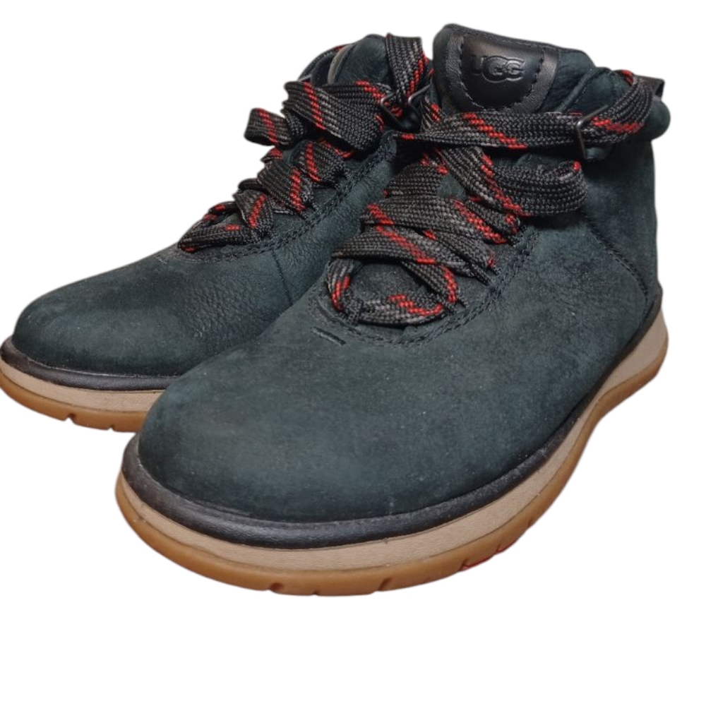 UGG Black Boots with High-Top Design and Rugged Durability